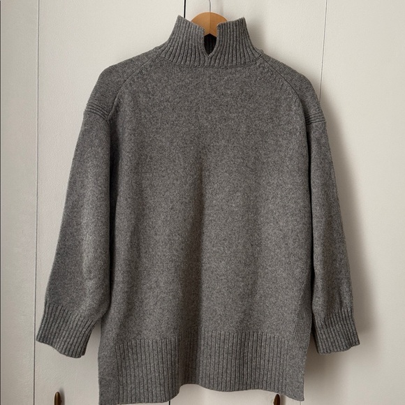 H&M Charcoal Cowl Neck Sweater - Picture 6 of 8